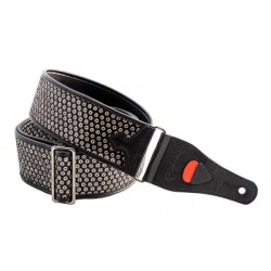 Sangle Pour Guitare Et Basse RIGHTON DISCO-BK - Macca Music