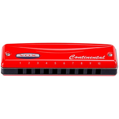 Harmonica diatonique VOX Continental C Red - Macca Music