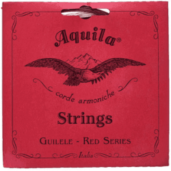 Cordes Pour Guilélé Rouges Accordage En La AQUILA Guilele 133C - Macca Music