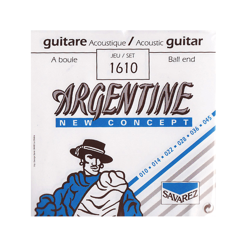 Cordes Pour Guitare Jazz A Boule ARGENTINE 1610 - Macca Music