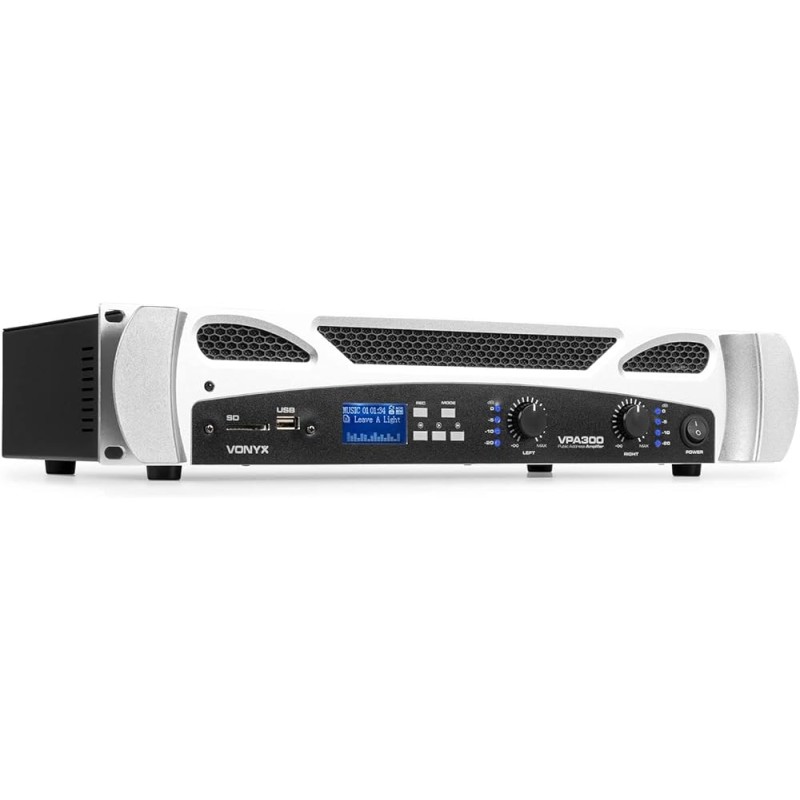 Ampli 100V VONYX VPA300 2x150W + Bluetooth VPA300 - Macca Music