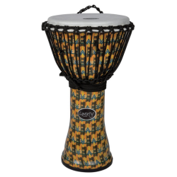 Djembe LIBERTY 10" Serie Rope Tuned Abstract Kente - Macca Music