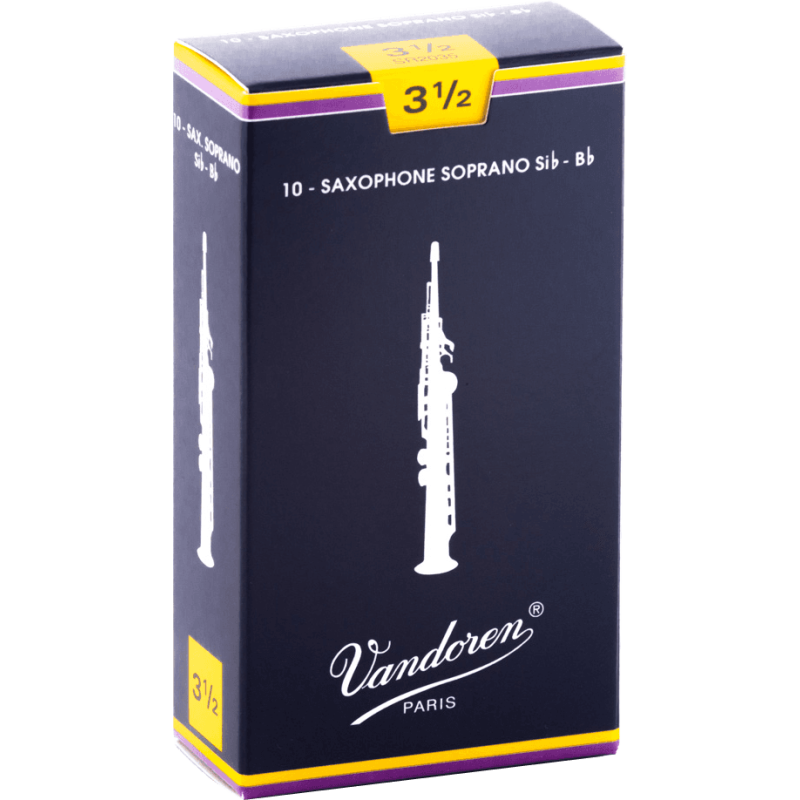 Boîte De Anches VANDOREN Saxophone Soprano Force 3.5 - Macca Music