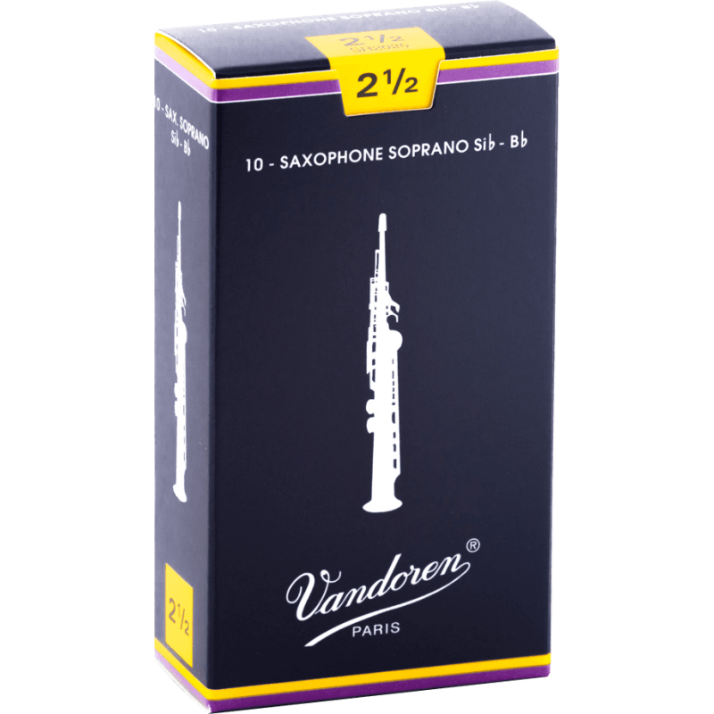Boîte De Anches VANDOREN Saxophone Soprano Force 2.5 - Macca Music