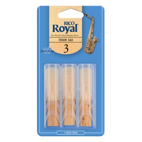 Lot De 3 Anches Pour Saxophone Tenor ROYAL RKB0330 - Macca Music