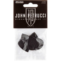 Lot De 6 Mediators DUNLOP John Petrucci Jazz III Picks - Macca Music