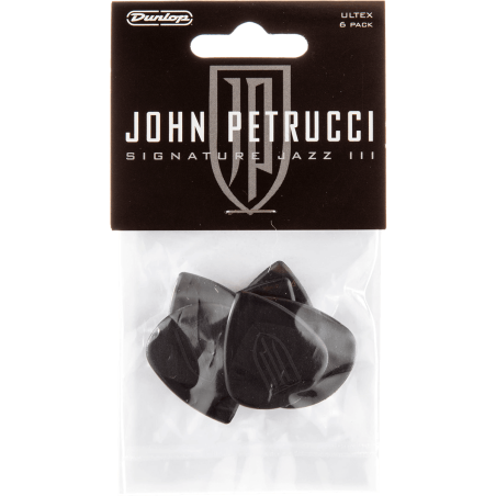 Lot De 6 Mediators DUNLOP John Petrucci Jazz III Picks - Macca Music