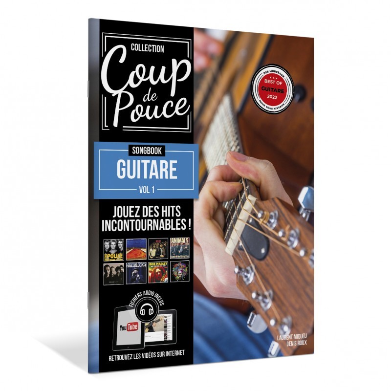 Librairie Musicale COUP DE POUCE Songbook Guitare Volume 1 - Macca Music