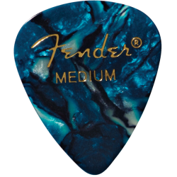 Lot De 12 Mediators FENDER Ocean Turquoise Medium - Macca Music