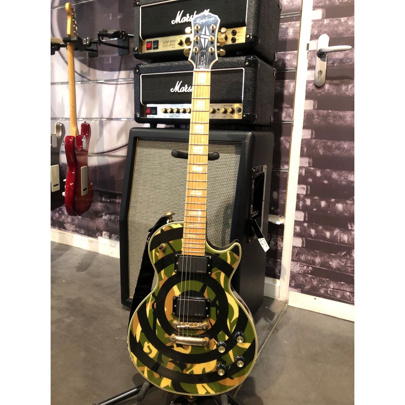 Guitare Electrique OCCASION EPIPHONE LES PAUL CUSTOM ZAKK WYLDE - MACCA Music