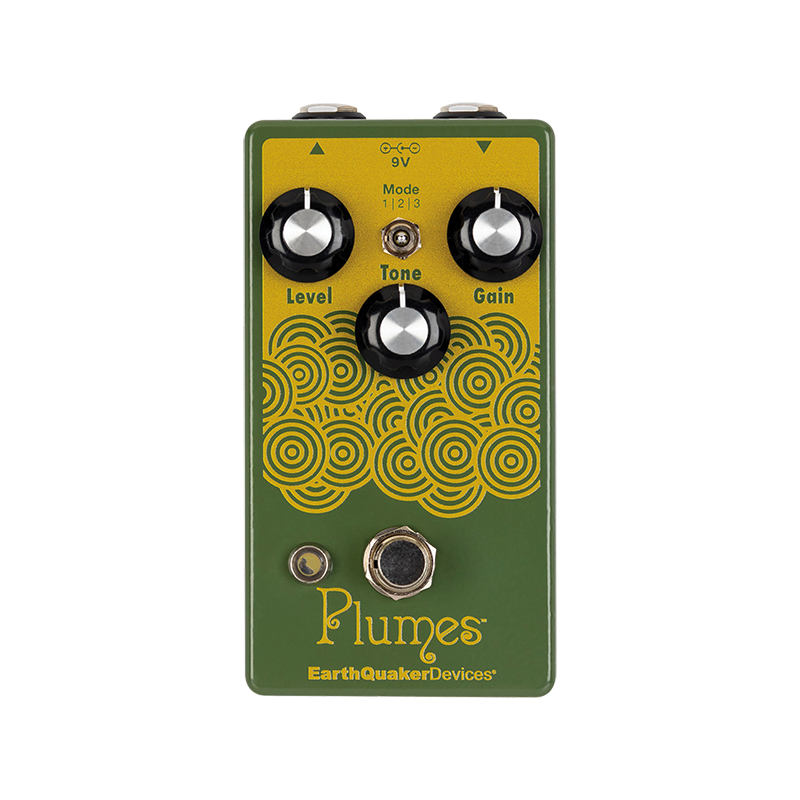 PEDALE D EFFET EARTHQUAKER OVERDRIVE PLUMES