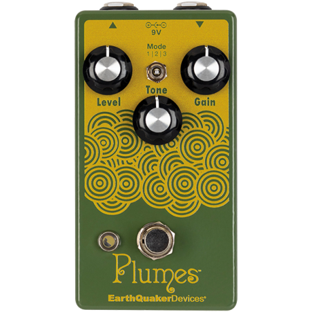 ﻿Pedale d'Effet EARTHQUAKER Overdrive Plumes - Macca Music