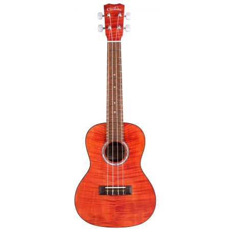 Ukulele Taille Concert CORDOBA 15CFM Rose Red - Macca Music