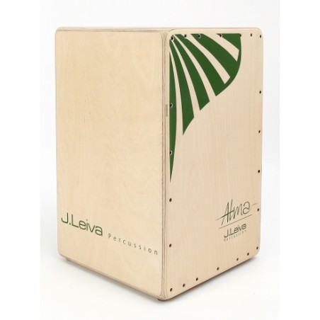 J. LEIVA CAJON ALMA GREEN OILED & WAXED- Macca Music -