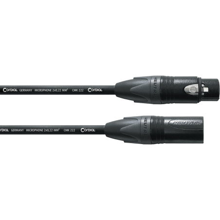 Câble XLR Micro NEUTRIK CPM3FM - Macca Music