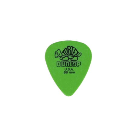 Mediator DUNLOP Tortex 0.88 Green - Macca Music