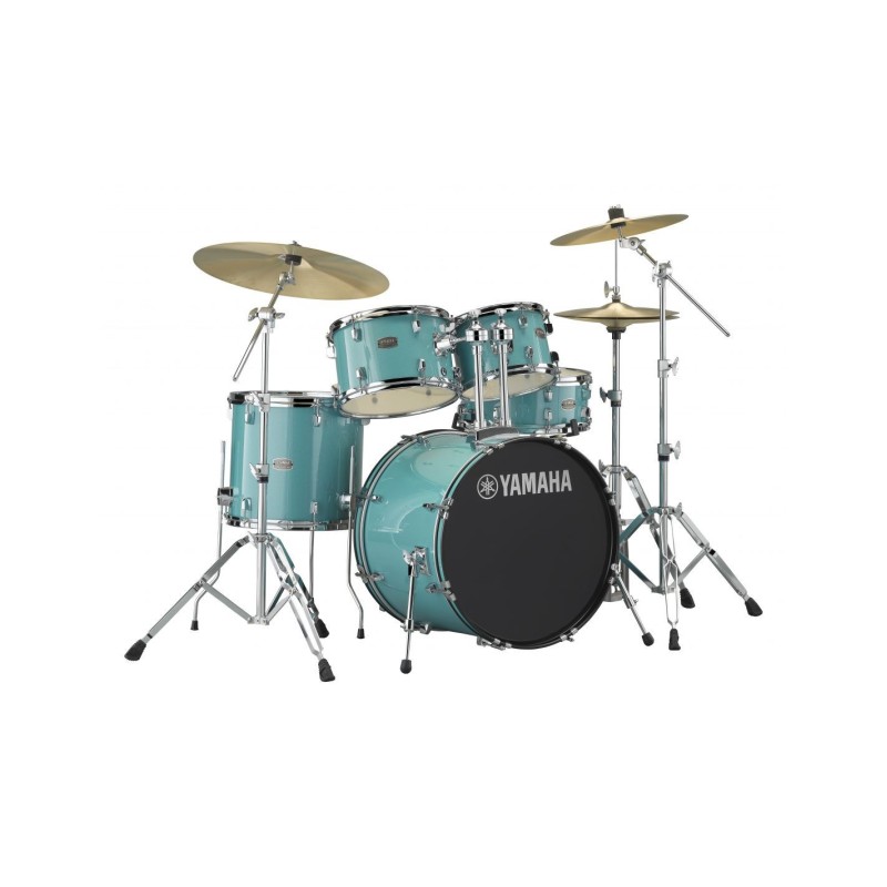 Batterie Acoustique Complète YAMAHA Rydeen Studio Turquoise Glitter Complete - Macca Music