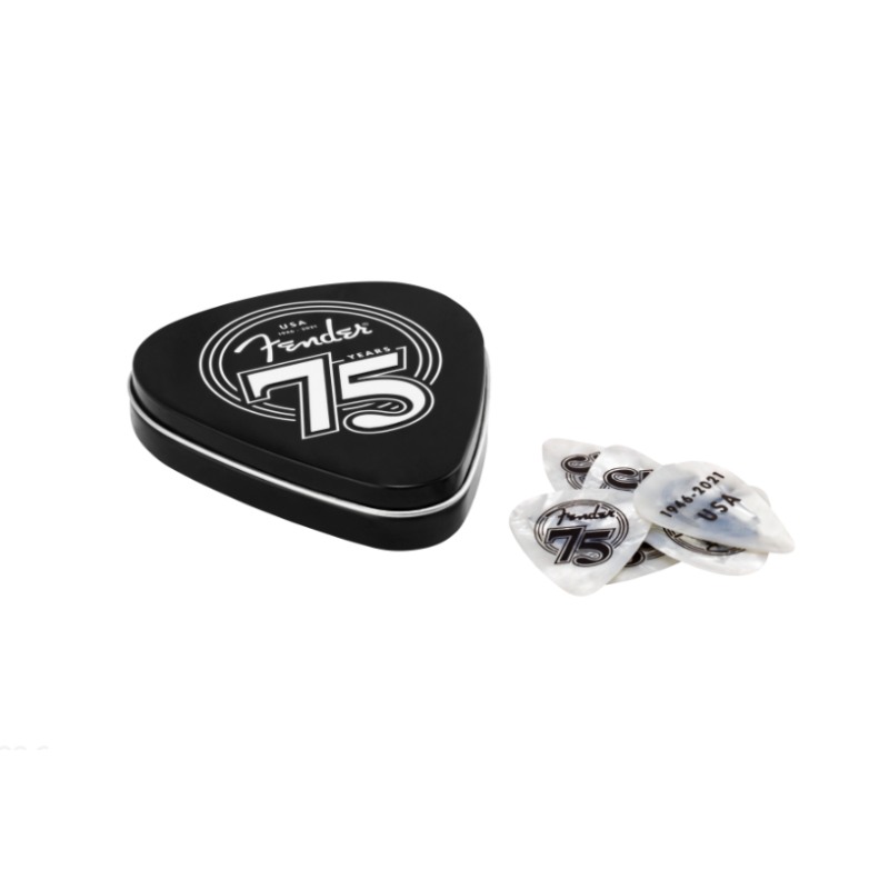 FENDER 75TH ANNIVERSARY PICK TIN - 18 COUNT