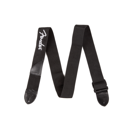 Sangle Pour Guitare Et Basse FENDER White Logo Strap - Macca Music