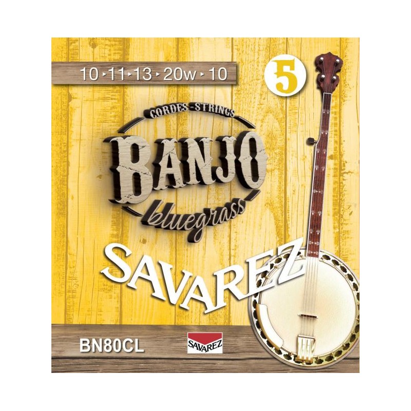 Cordes Pour Banjo SAVAREZ BN80CL - Macca Music