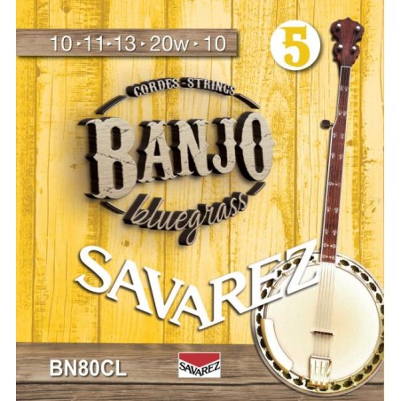 Cordes Pour Banjo SAVAREZ BN80CL - Macca Music