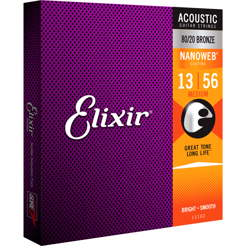 ELIXIR Cordes Bronze Medium - Macca Music -