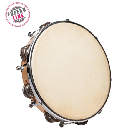 ﻿Fuzeau Tambourin Peau Naturelle 25CM - Macca Music -