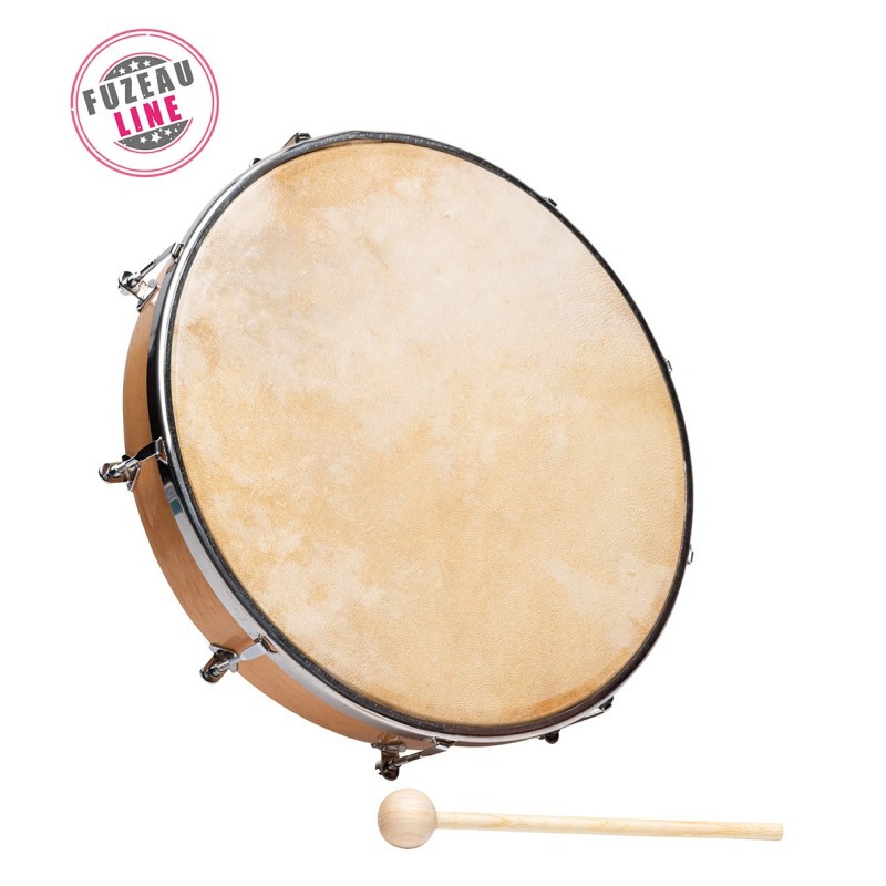 Fuzeau Tambourin Peau Naturelle 30 CM - Macca Music -