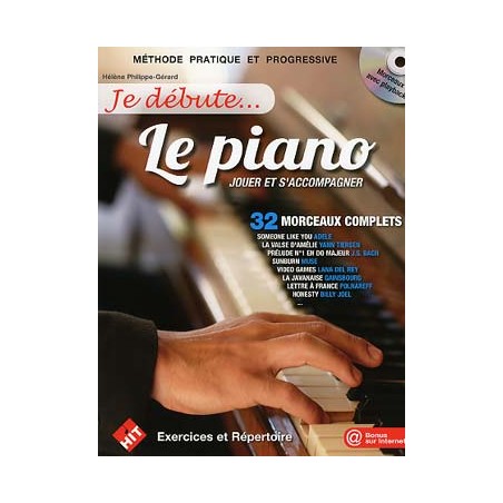 Librairie Musicale JE DEBUTE LE PIANO HIT - Macca Music