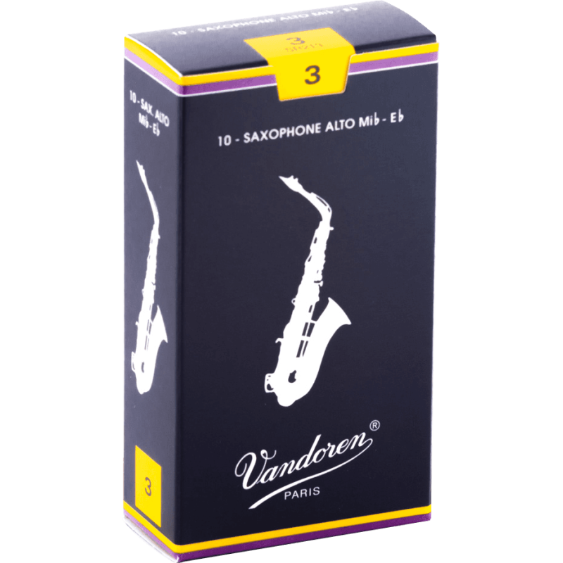 Boite De 10 Anches Pour Saxophone Alto VANDOREN SR213 - Macca Music