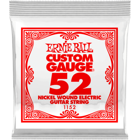 Corde ERNIE BALL Custom Gauge 52 Unité - Macca Music