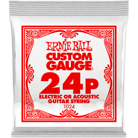 Corde ERNIE BALL Custom Gauge 24p Unité - Macca Music