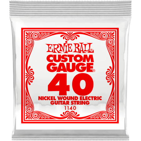 Corde ERNIE BALL Custom Gauge 40 Unité - Macca Music