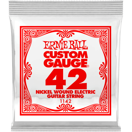 Corde ERNIE BALL Custom Gauge 42 Unité - Macca Music