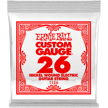 Corde ERNIE BALL Custom Gauge 26 Unité - Macca Music