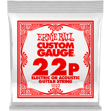 Corde ERNIE BALL Custom Gauge 22P Unité - Macca Music