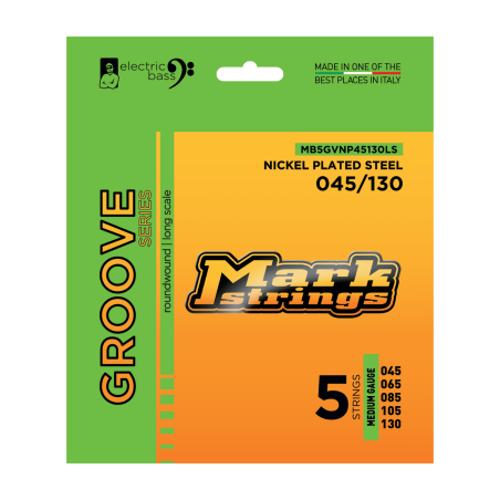 Cordes Pour Basse Electrique 5 Cordes MARK STRINGS Groove 45/130 - Macca Music