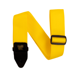 Sangle Pour Guitare Et Basse ERNIE BALL Polypro Yellow - Macca Music