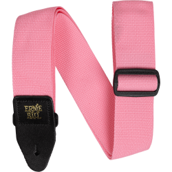 Sangle Pour Guitare Et Basse ERNIE BALL Polypro Rose - Macca Music
