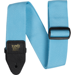 Sangle Pour Guitare Et Basse ERNIE BALL Polypro Bleu Ciel - Macca Music