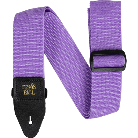 Sangle Pour Guitare Et Basse ERNIE BALL Polypro Violet Clair - Macca Music